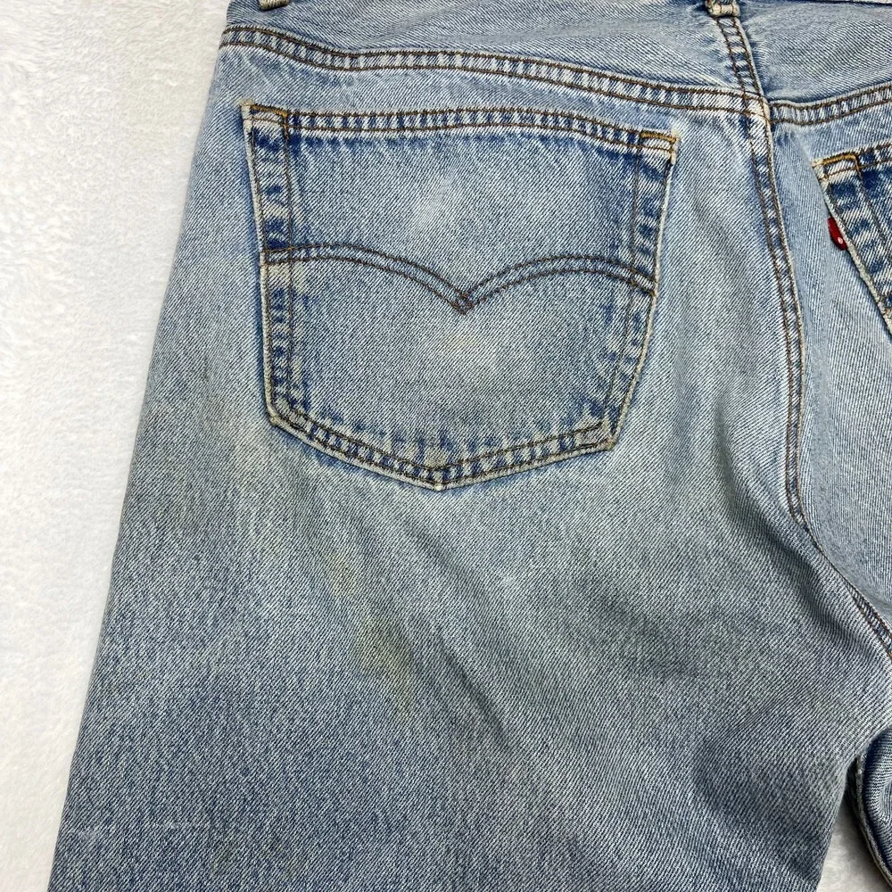 Vintage‎ Levi's 501XX Jeans Men's Blue Denim Mid Rise Classic Straight - 35X29